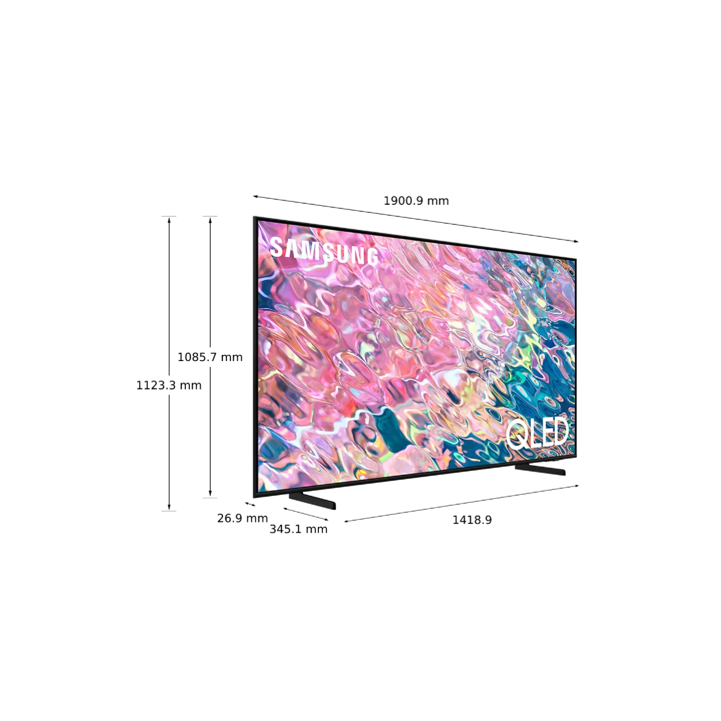 Samsung Televizor QE85Q60BAUXXH QLED 85'' (216cm) 4K UHD, Tizen TV