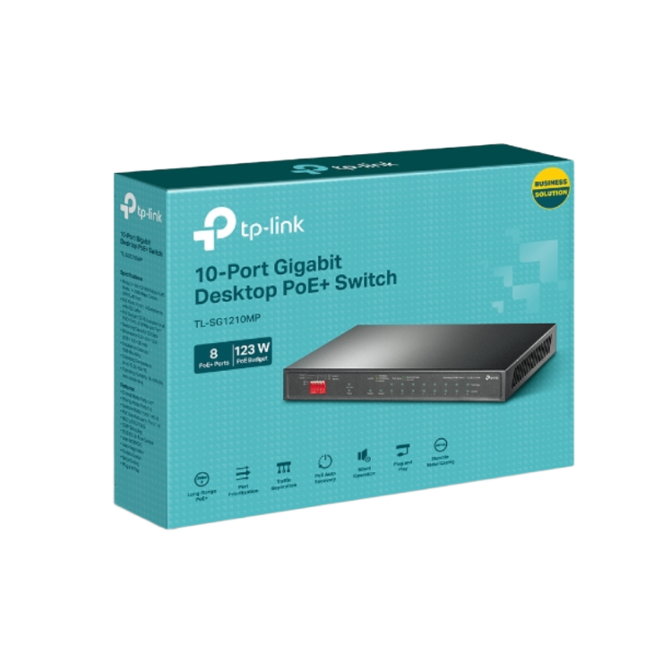 TP-Link TL-SG1210MP 10 portni gigabit switch