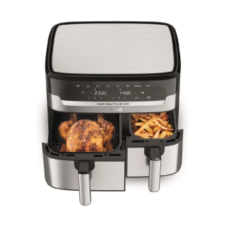 Tefal Air Fryer friteza EY905D10 na vrući zrak, 8.3L, sa dvije ladice, XXL kapacitet, zdravo kuhanje bez ulja
