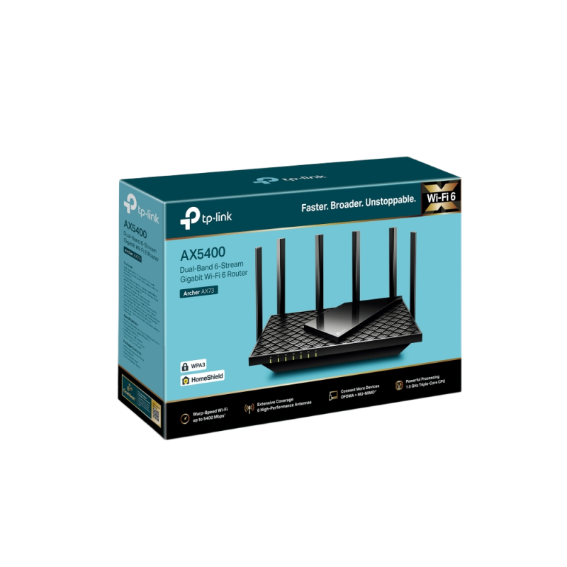 TP-Link Archer AX73 AX5400 Dual-Band Gigabit Wi-Fi 6 Router