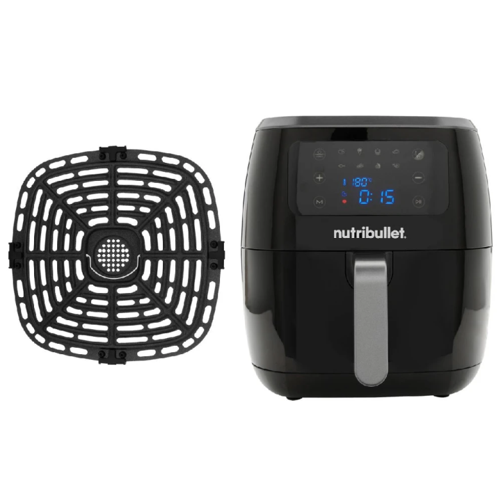 Nutribullet friteza na zrak NBA071B 7L 1800W Air Fryer, 8 funkcija, bez BPA, zdravo kuhanje bez ulja