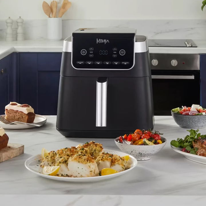 Ninja friteza na vrući zrak 6.2L – 2000W, 6 funkcija kuhanja, do 50% brže pripreme, zdravo kuhanje bez ulja