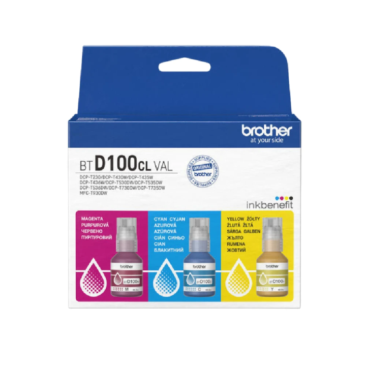 Tinte BROTHER BTD100CLVAL