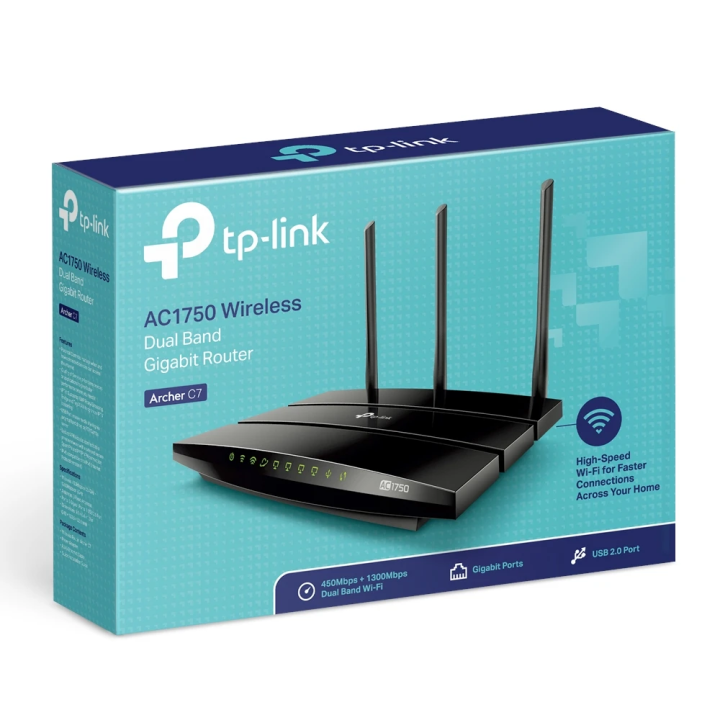 TP-Link ARCHER-C7 AC1750 Wireless Dual Band Gigabit Router