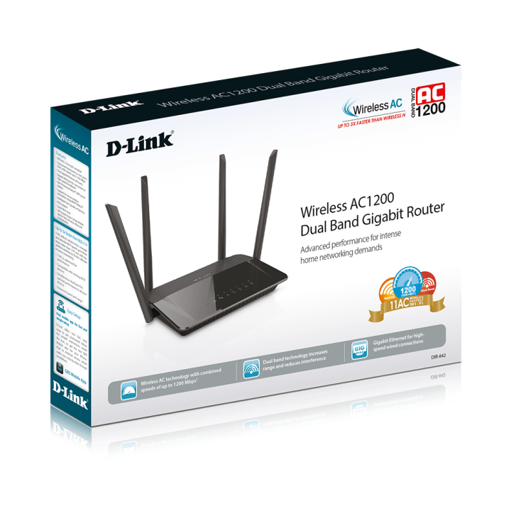 D-Link DIR-842 AC1200 Dual band Gigabit Router