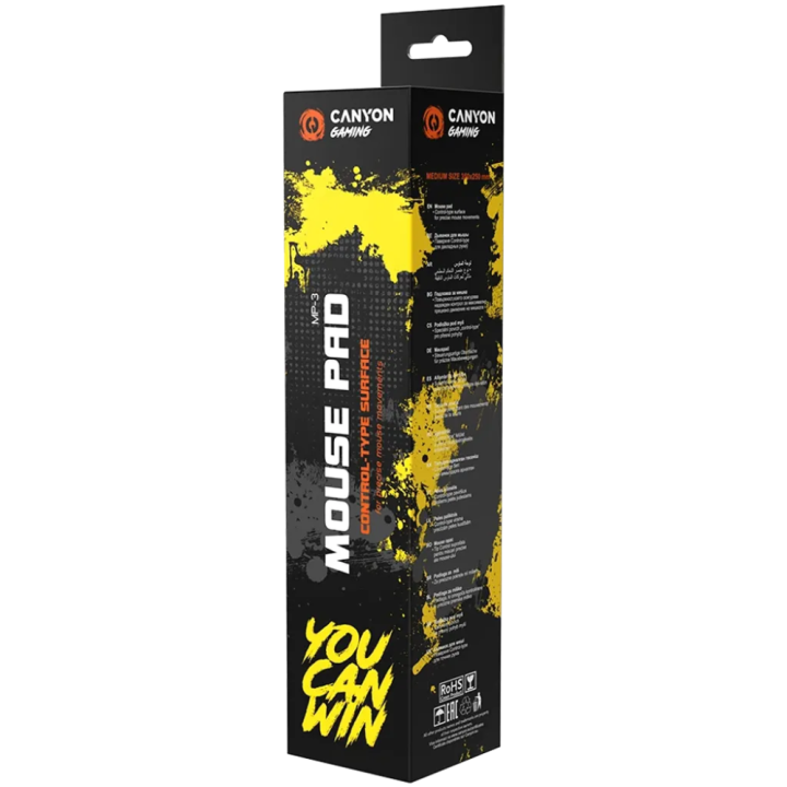 CANYON podloga za miš MP-3 350x250mm Black