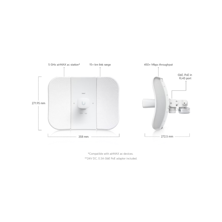 UBIQUITI LiteBeam 5AC Gen2, EU