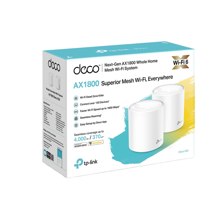 TP-LINK DECO-X20(2-PACK) Mesh Sistem