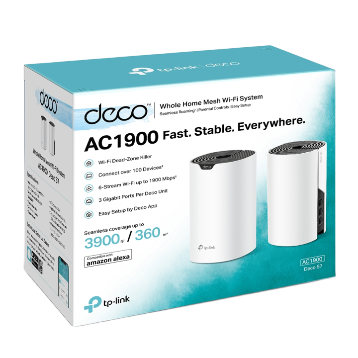 TP-Link Deco S7(2-pack) AC1900 Mesh Sistem