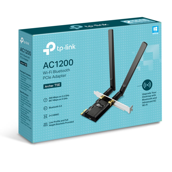 TP-Link Archer T5E AC1200 Wi-Fi/bluetooth PCIe adapter