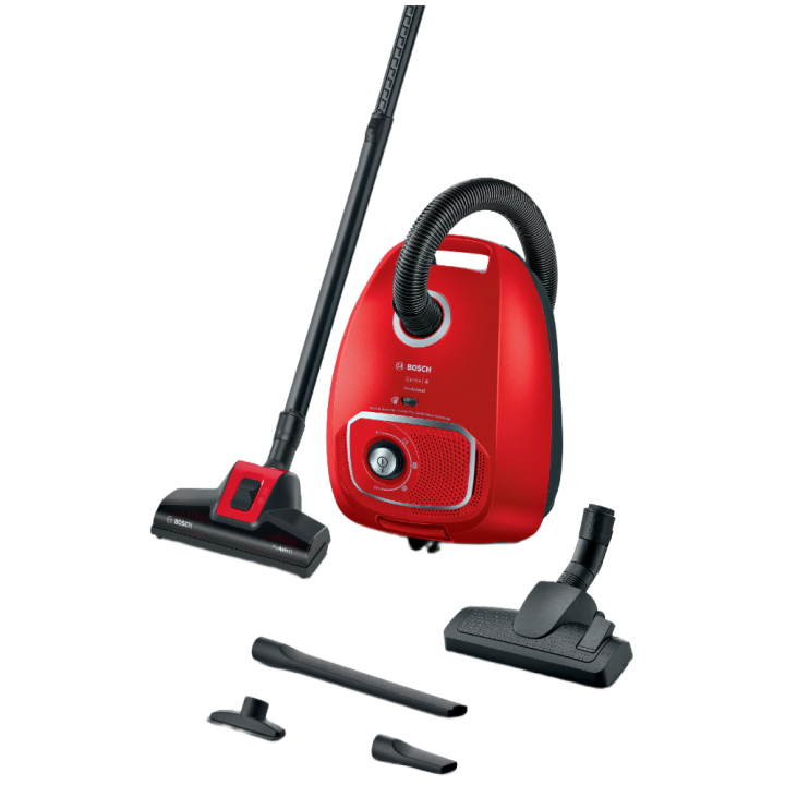 Bosch BGB41PET1 usisivač s vrećicom Serie 4 ProAnimal, crveni