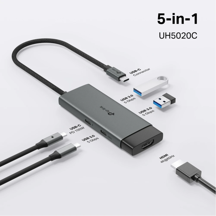 TP-Link UH5020C USB Type-C 5-Port Hub
