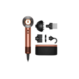 Fen Dyson Supersonic Nural HD16 Amber Silk/Pink Champagne Curly+Coily Limited Edition