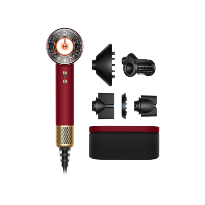 Dyson Supersonic Nural HD16 (493117) Red Velvet/Gold Curly+Coily Limited Edition