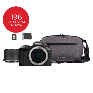 Fotoaparat Canon R50+RF-S18-45 S +BAG+SD