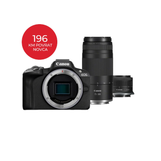Fotoaparat Canon R50 + RF-S 18-45 + RF 75-300