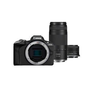 Fotoaparat Canon R50 + RF-S 18-45 + RF 75-300