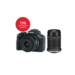 Canon EOS R50 + RF-S 18-45 + RF-S 55-210mm