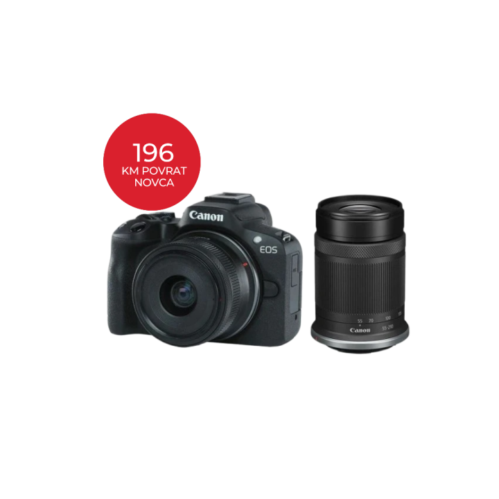 Canon EOS R50 + RF-S 18-45 + RF-S 55-210mm