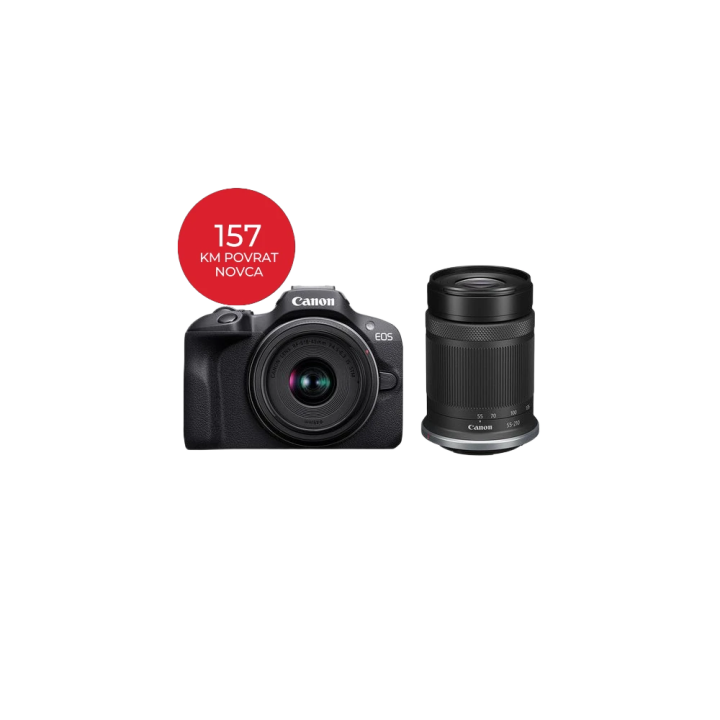 Canon EOS R100 + 18-45 + 55-210mm IS STM