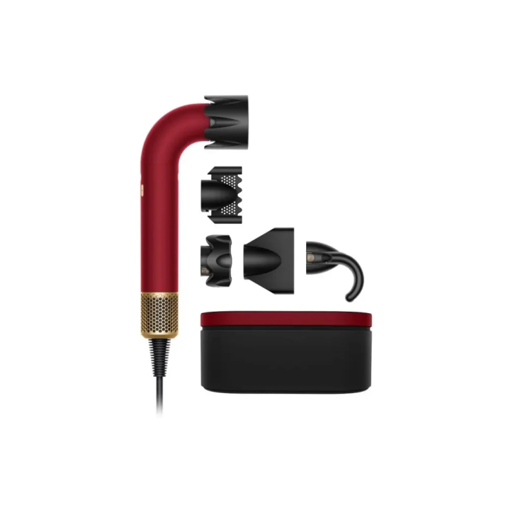 Dyson Supersonic r HD17 Red Velvet/Gold Straight+Wavy