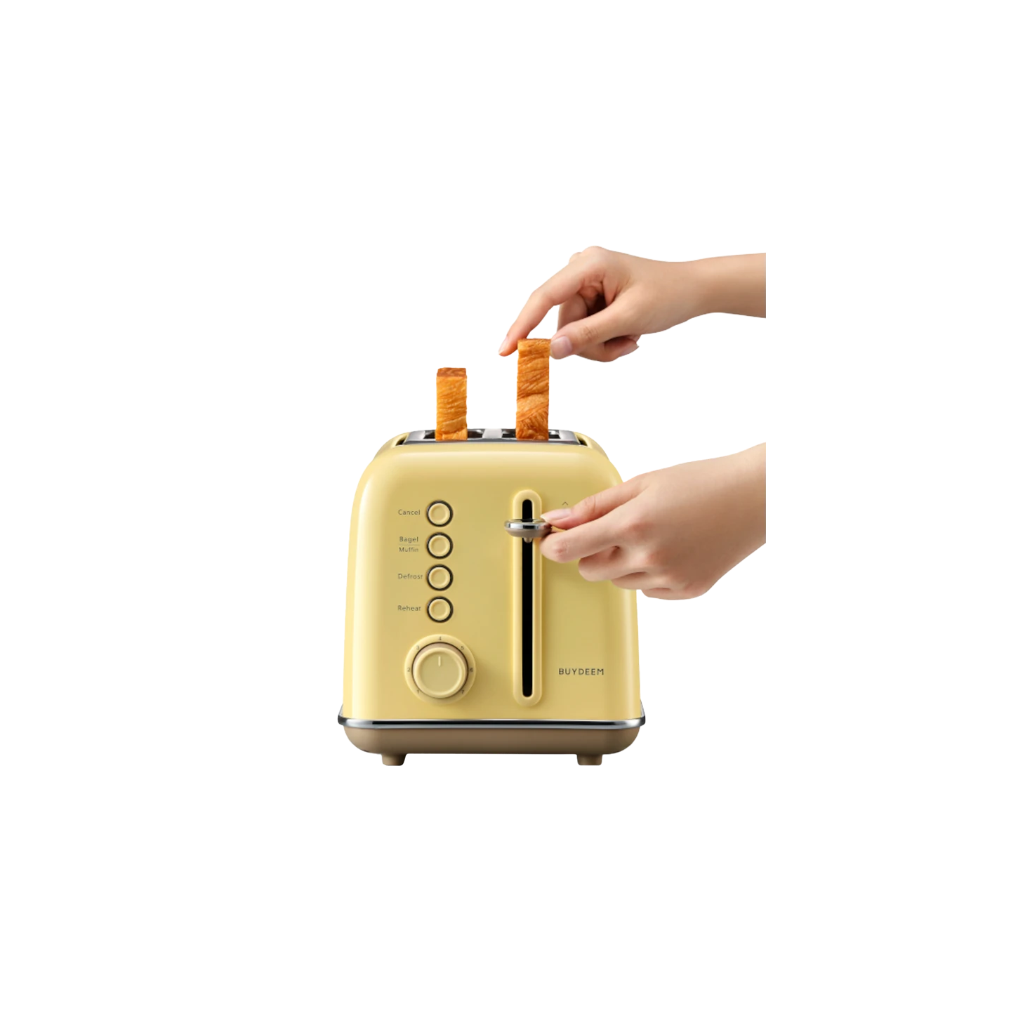 BUYDEEM toster za 2 kriške DT620E – Mellow Yellow