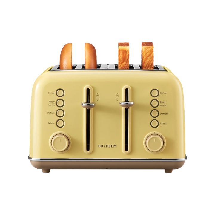 BUYDEEM toster za 4 Kriške DT640E – Mellow Yellow