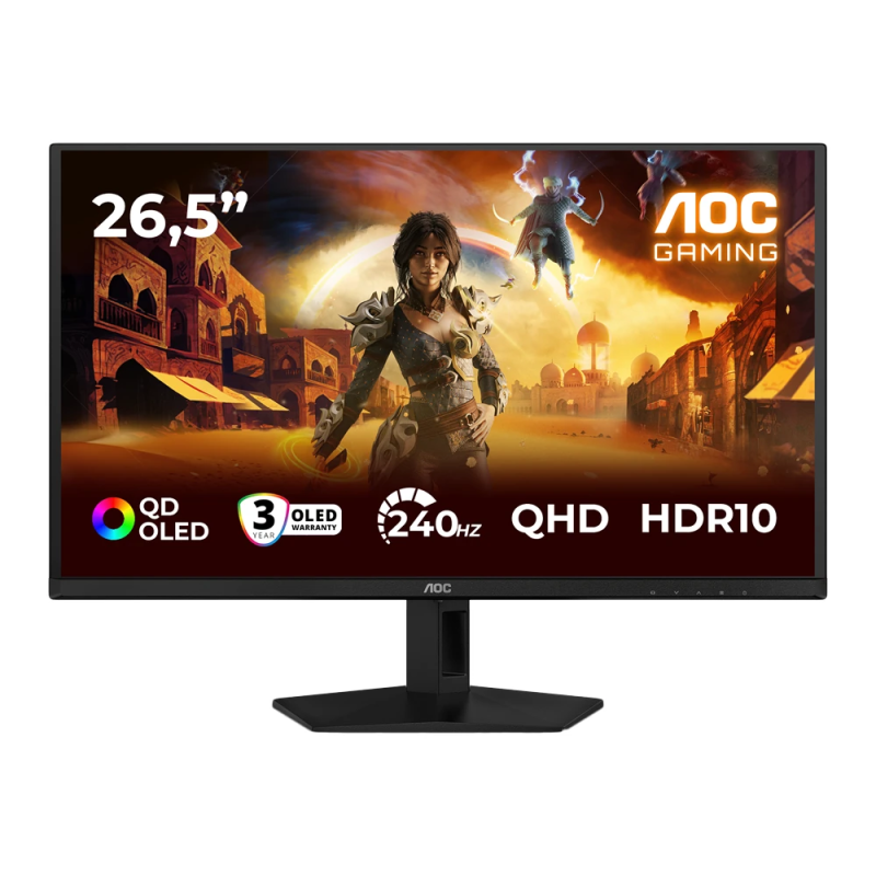 AOC monitor OLED Q27G41ZDF 26,5' QHD Gaming 240Hz