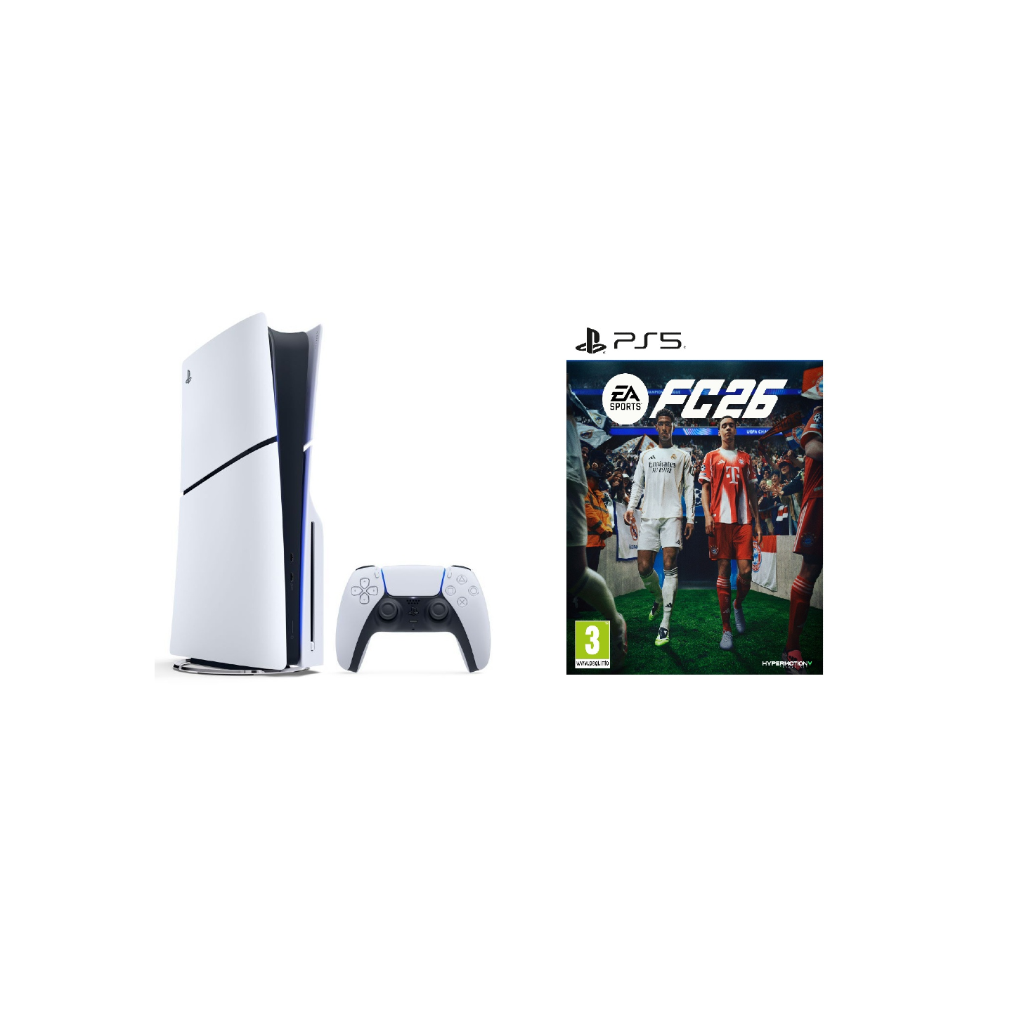Sony PlayStation 5 Slim E chassis + igra EA Sports FC 26