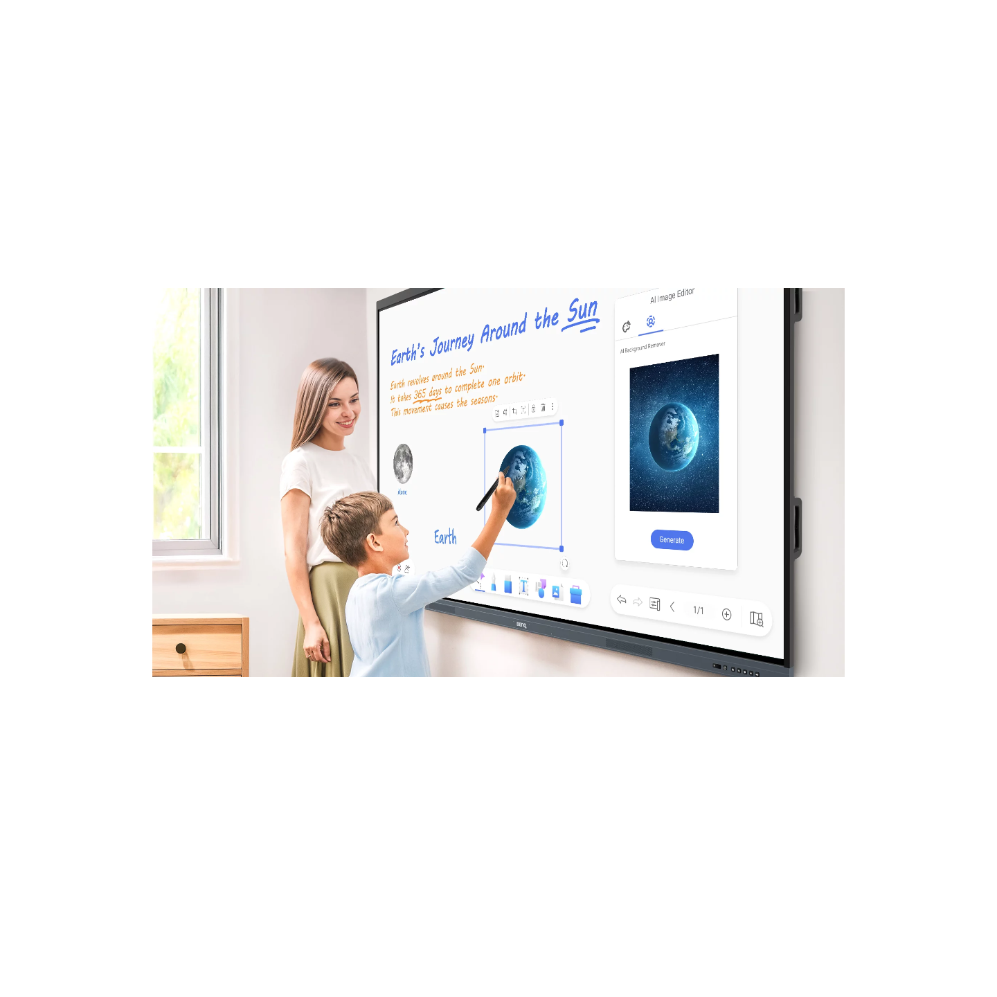 Interaktivni panel BenQ RE7505