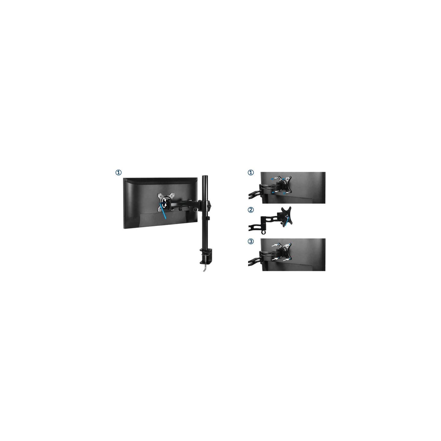Arctic Z1 nosač za monitor, Basic single nosač Desk mount