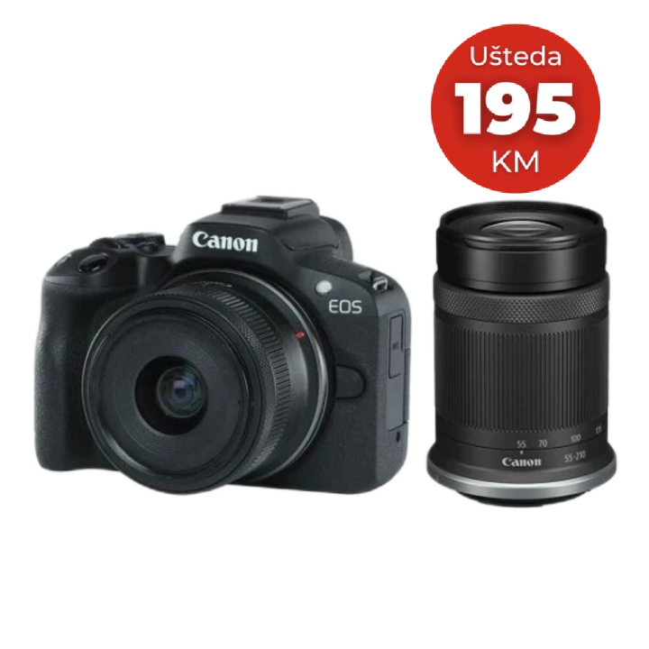 Canon EOS R50 + RF-S 18-45 + RF-S 55-210mm