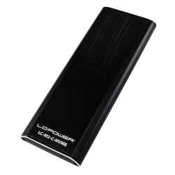 LC-Power kućište za M.2 SSD NVMe USB, crna