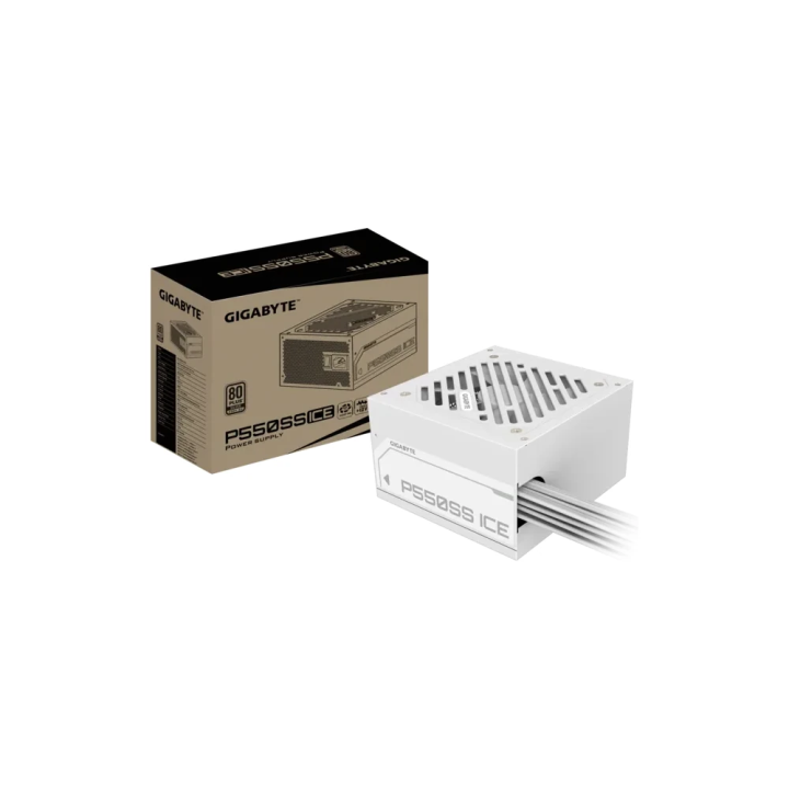 Gigabyte napojna jedinica  550W Silver, 90% (bijela)