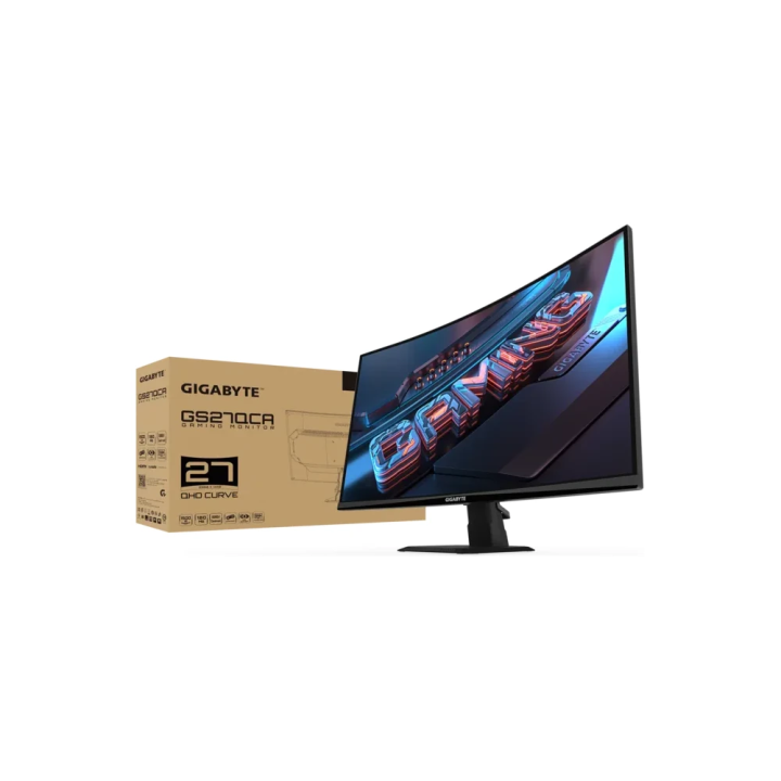 Gigabyte monitor 27" GS27QCA VA 1500R, 180Hz, QHD, 1ms,