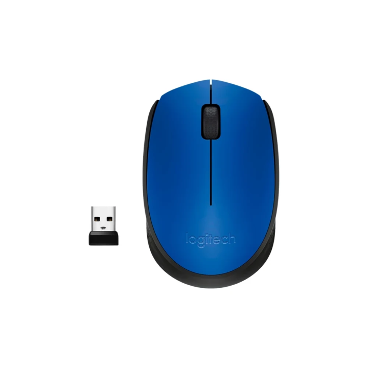Logitech bežični miš M171 plavi