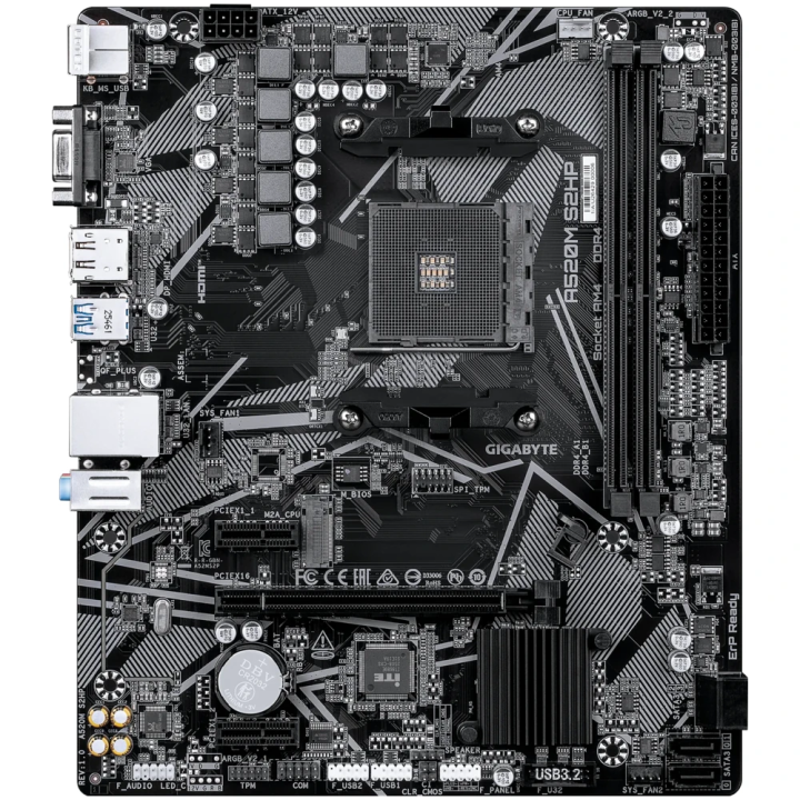 Gigabyte matična ploča A520M S2HP AM4
