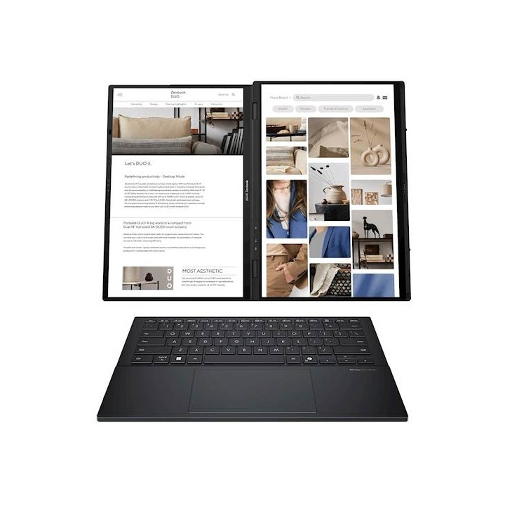 Asus Zenbook Duo UX8406CA-QL041W | 14" Ultra 9 32GB 1TB Win 11 Pro Touchscreen