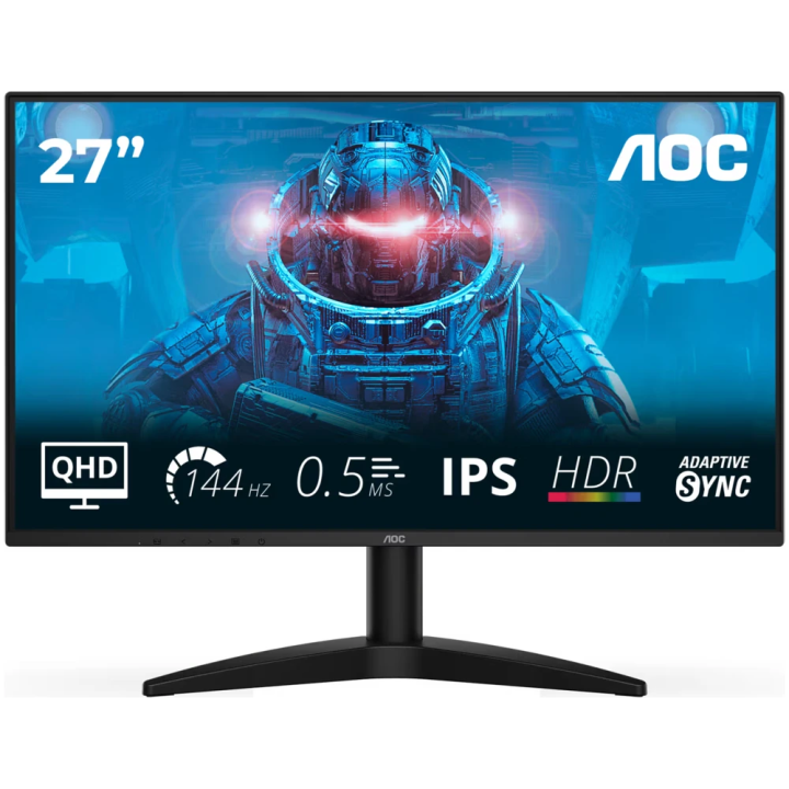 AOC monitor 27'' Q27B36X , QHD, IPS, 144Hz, 4ms