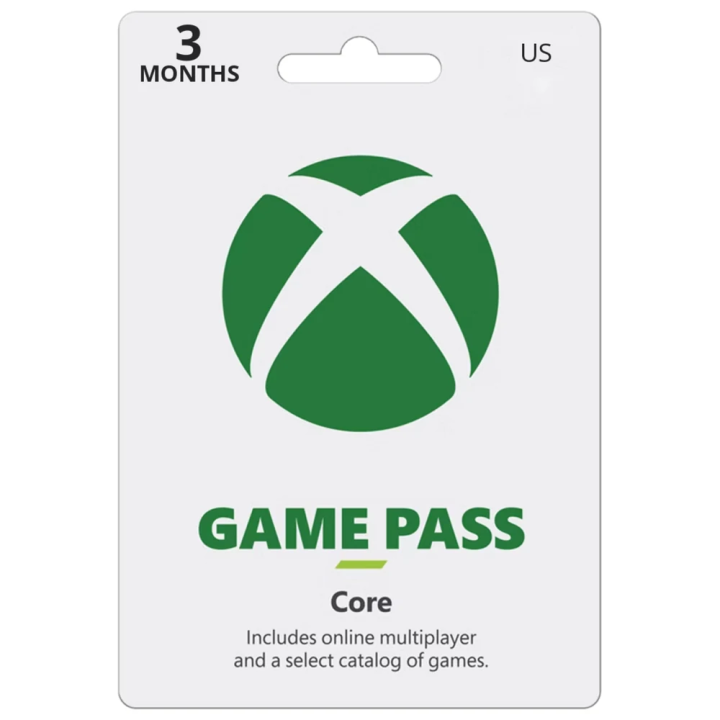 Xbox Game Pass Core - gaming pretplata