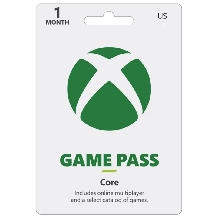 Xbox Game Pass Core - mjesečna pretplata