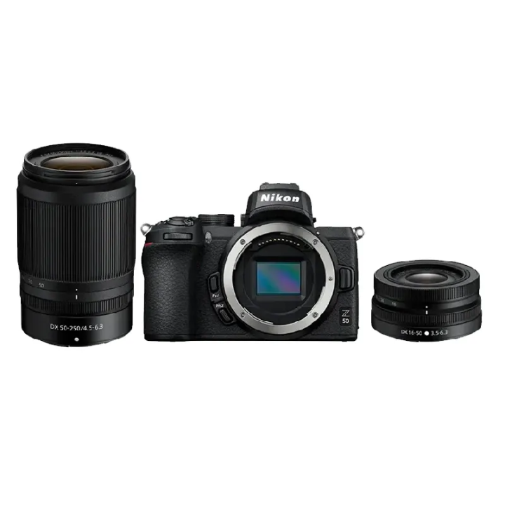 Nikon Z50 + Nikkor Z DX 16-50mm VR + 50-250mm VR