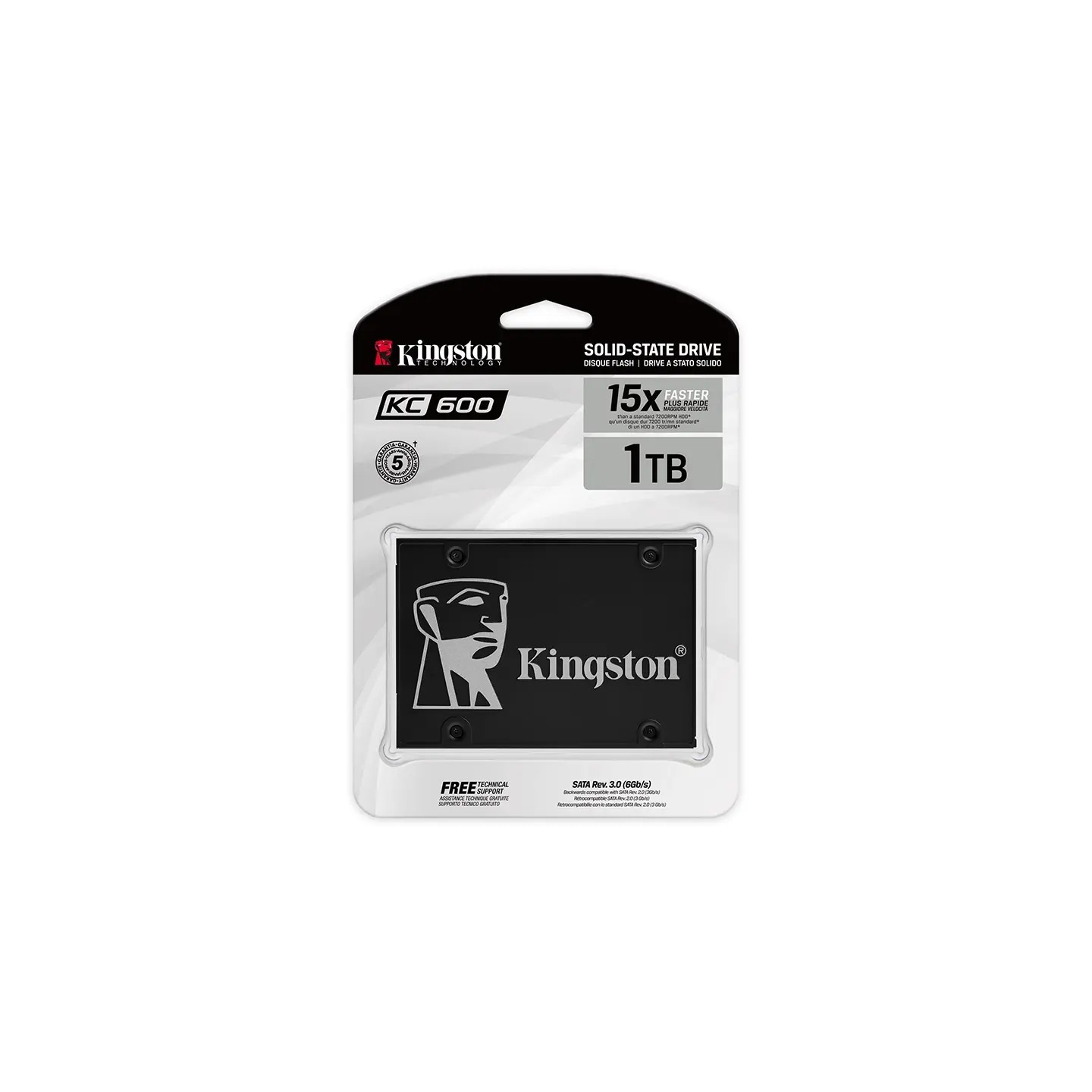 SSD Kingston KC600 1024GB SATA