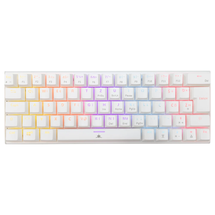 White shark gaming tastatura Wakizashi-2 mehanička red SW HR bijela GK-002212V2
