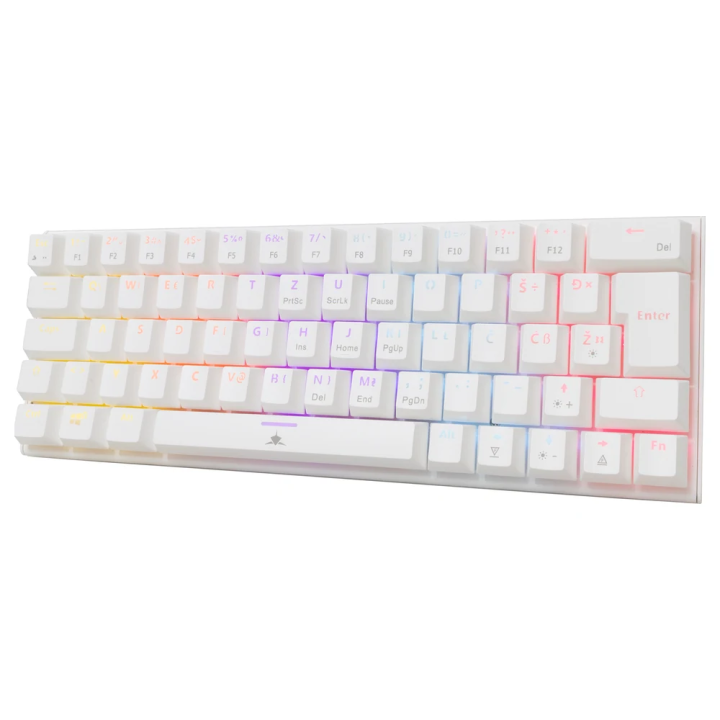 White shark gaming tastatura Wakizashi-2 mehanička red SW HR bijela GK-002212V2