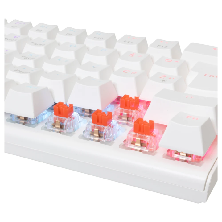 White shark gaming tastatura Wakizashi-2 mehanička red SW HR bijela GK-002212V2