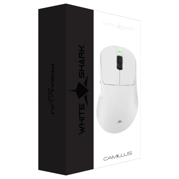 White shark gaming miš Camillus bijeli WGM-9013