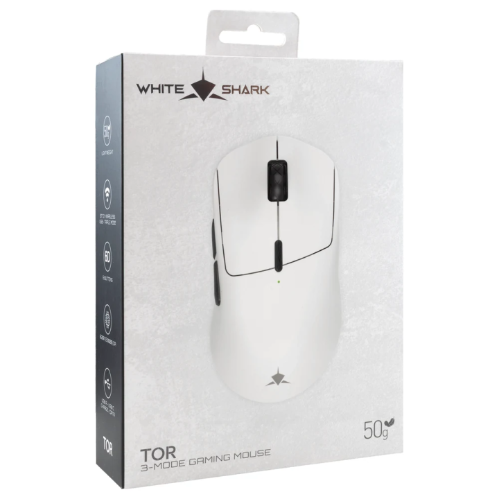 White shark gaming miš bežični Tor bijeli WGM-5024