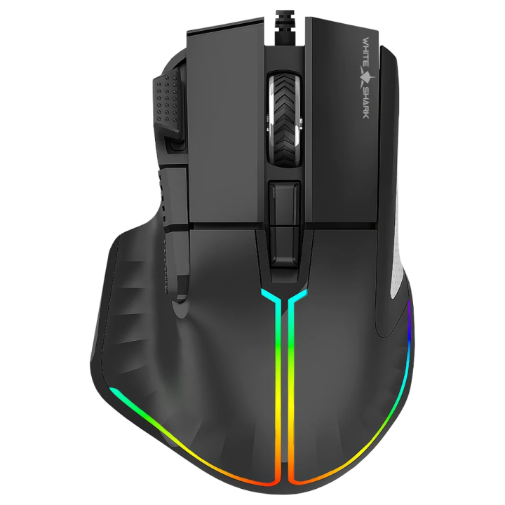 White shark gaming miš Marrok RGB crni GM-9006