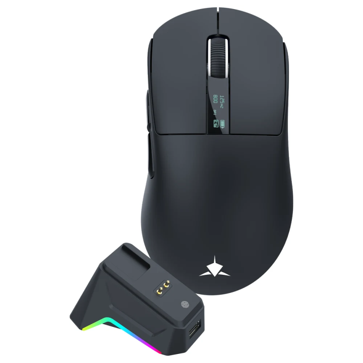 White shark gaming miš bežični Gawain crni WGM-5023